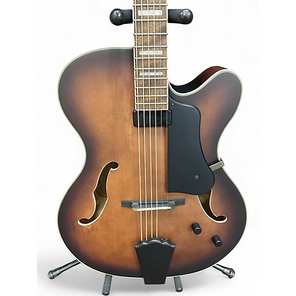 Used Washburn J-600 Vintage Sunburst Hollow Body Electric Guitar