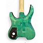 Vintage 1990s Spirit GU7R GREEN FLAME MAPLE Solid Body Electric Guitar