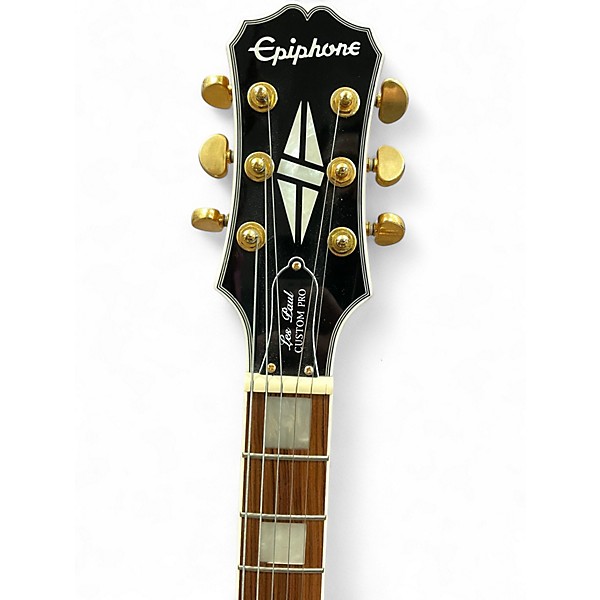 Used Epiphone Les Paul Custom Pro KOA Solid Body Electric Guitar