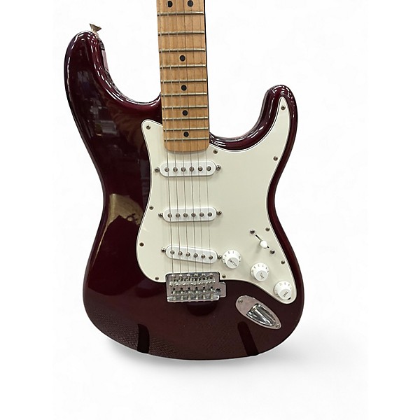 Used Fender Standard Stratocaster Midnight Wine Solid Body Electric Guitar