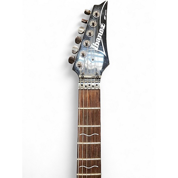 Used Ibanez S470 Silver Sparkle Solid Body Electric Guitar
