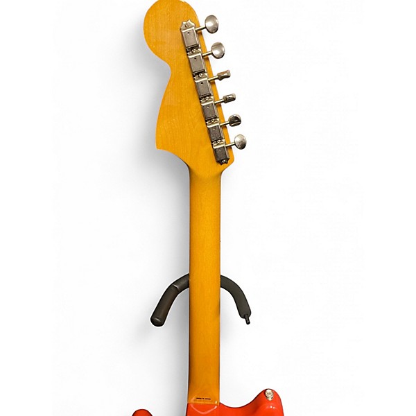 Used 2012 Fender Kurt Cobain Signature Mustang Fiesta Red Solid Body Electric Guitar