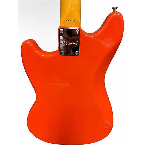 Used 2012 Fender Kurt Cobain Signature Mustang Fiesta Red Solid Body Electric Guitar