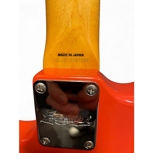 Used 2012 Fender Kurt Cobain Signature Mustang Fiesta Red Solid Body Electric Guitar