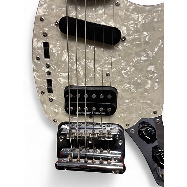 Used 2012 Fender Kurt Cobain Signature Mustang Fiesta Red Solid Body Electric Guitar