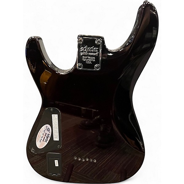 Used Schecter Guitar Research Demon 6 Candy Apple Red Solid Body Electric Guitar