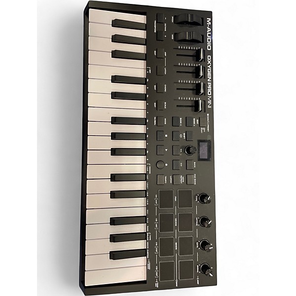 Used M-Audio OXYGEN PRO MINI MIDI Controller