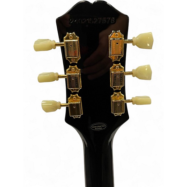 Used Epiphone Les Paul Custom P90 Black Solid Body Electric Guitar