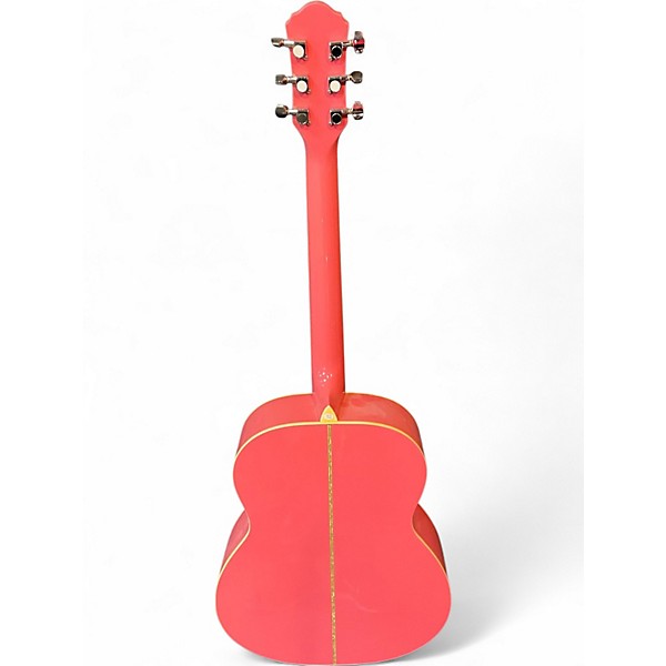 Used Oscar Schmidt OGP-1 Pink Acoustic Guitar