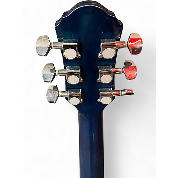 Used Oscar Schmidt OGP-1 Blue Acoustic Guitar