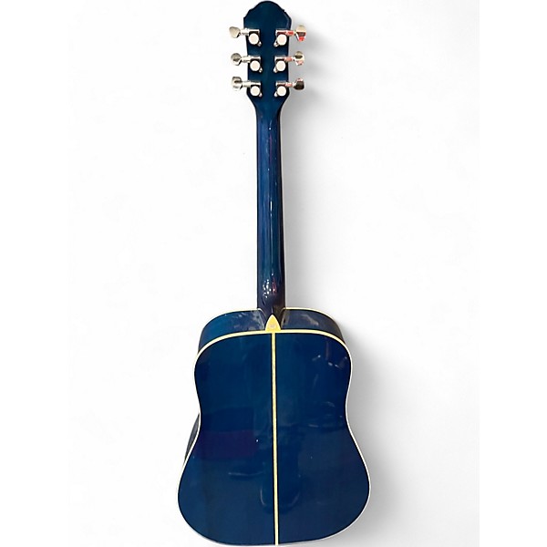 Used Oscar Schmidt OGP-1 Blue Acoustic Guitar