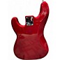 Used Fender Standard Precision Bass Candy Apple Red Metallic Electric Bass Guitar