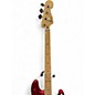 Used Fender Standard Precision Bass Candy Apple Red Metallic Electric Bass Guitar