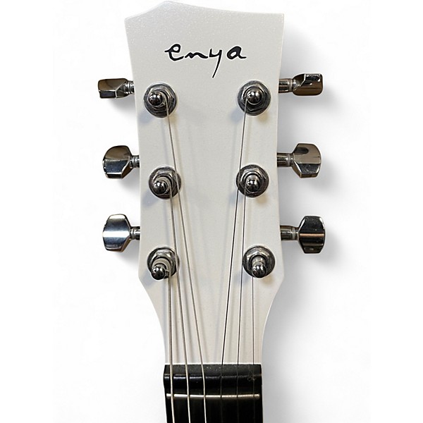 Used Enya Nova Go Sonic Arctic White Electric Guitar