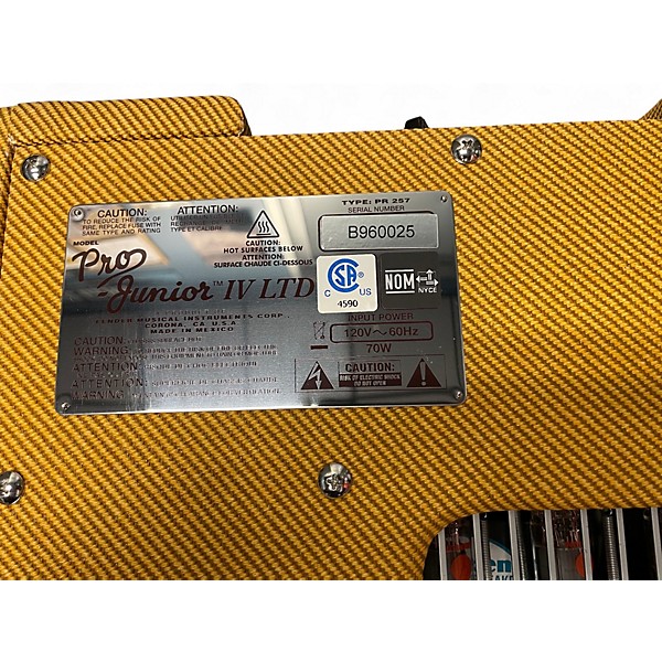 Used Fender Pro Junior IV 15W 1x10 Tube Guitar Combo Amp