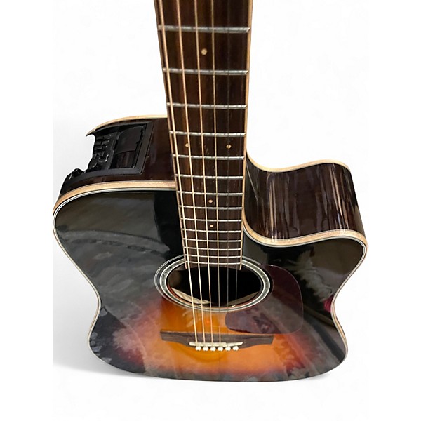 Used Takamine GD71CE 3 Color Sunburst Acoustic Electric Guitar