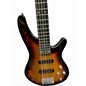 Used Glarry 5 string bass 2 Color Sunburst Electric Bass Guitar