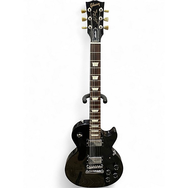 Used Gibson Les Paul Studio Black Solid Body Electric Guitar