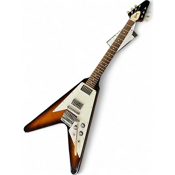 Used 2007 Gibson Flying V Custom 2 Color Sunburst Solid Body Electric Guitar