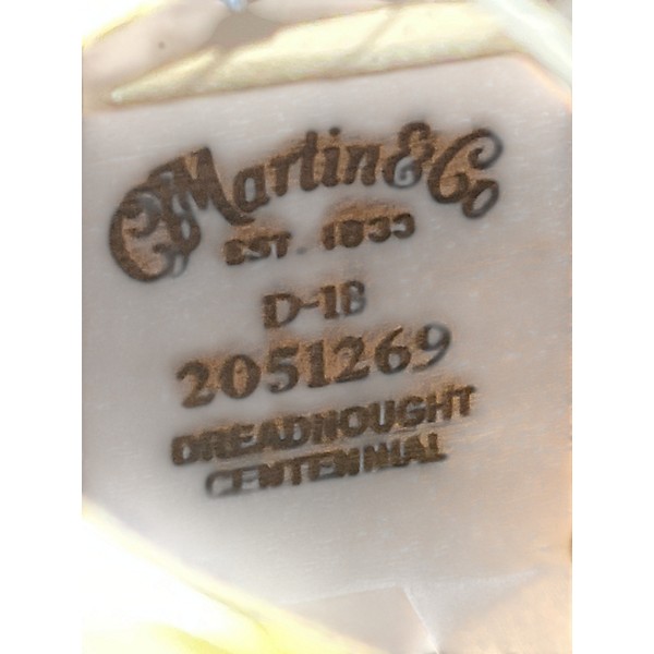 Used Martin D18 CENTENNIAL EDITION Natural Acoustic Guitar