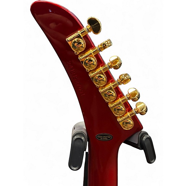 Used Epiphone Explorer Ruby Red Sparkle Solid Body Electric Guitar