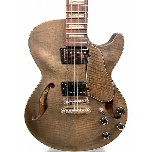 Used Ibanez AGS83B-TKF Walnut Hollow Body Electric Guitar