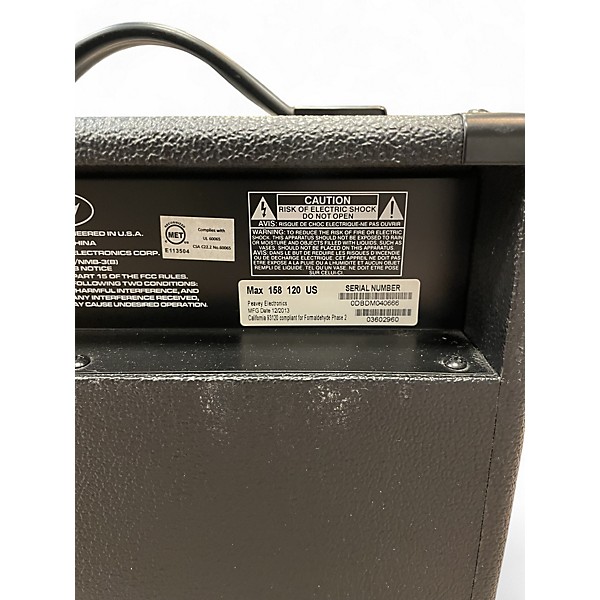 Used Peavey Max 158 1X8 15W Bass Combo Amp