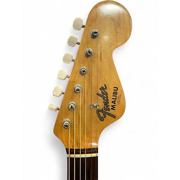 Used 1966 Fender Malibu Natural Acoustic Guitar