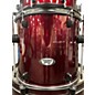 Used Pearl 5 Piece Soundcheck Wine Red Drum Kit