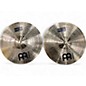 Used MEINL 14in HCS Hi Hat Pair Cymbal thumbnail