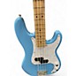Used Squier Precision Bass Miami Blue Electric Bass Guitar