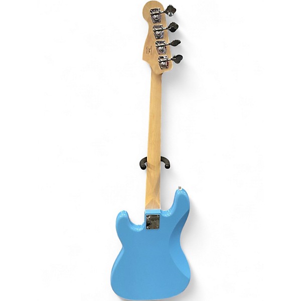 Used Squier Precision Bass Miami Blue Electric Bass Guitar
