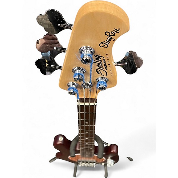 Used Sterling by Music Man Stingray 4 Walnut Electric Bass Guitar