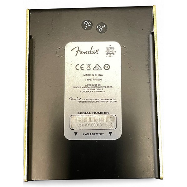 Used Fender PUGILIST DISTORTION Effect Pedal