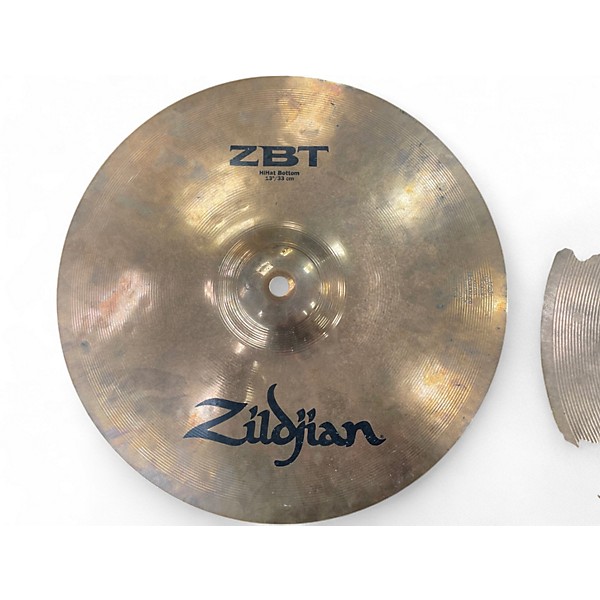 Used Zildjian 13in ZBT Hi Hat Pair Cymbal