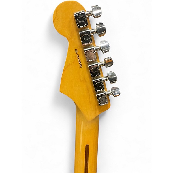 Used 2015 Fender American Standard Stratocaster WHITE Solid Body Electric Guitar