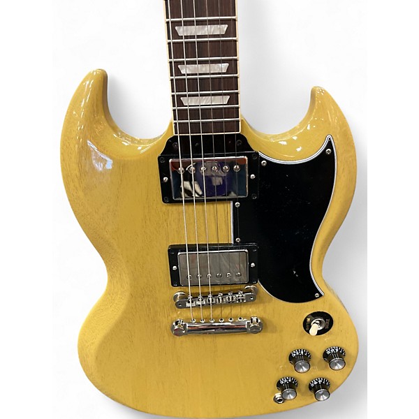 Used 2025 Gibson SG Standard 61 TV Yellow Solid Body Electric Guitar
