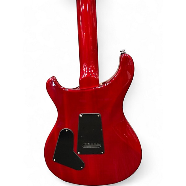 Used PRS SE Custom 24 Charcoal Cherry Burst Solid Body Electric Guitar