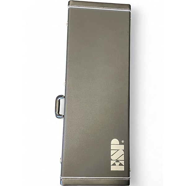 Used ESP AW-XJ7 BARITONE EVERTUNE Satin Black Baritone Guitars