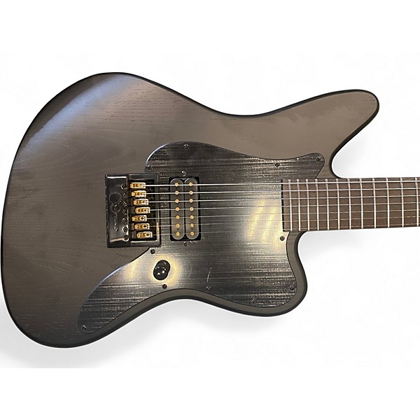 Used ESP AW-XJ7 BARITONE EVERTUNE Satin Black Baritone Guitars