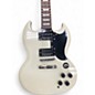Used Epiphone 1961 SG Reissue Age White Solid Body Electric Guitar thumbnail