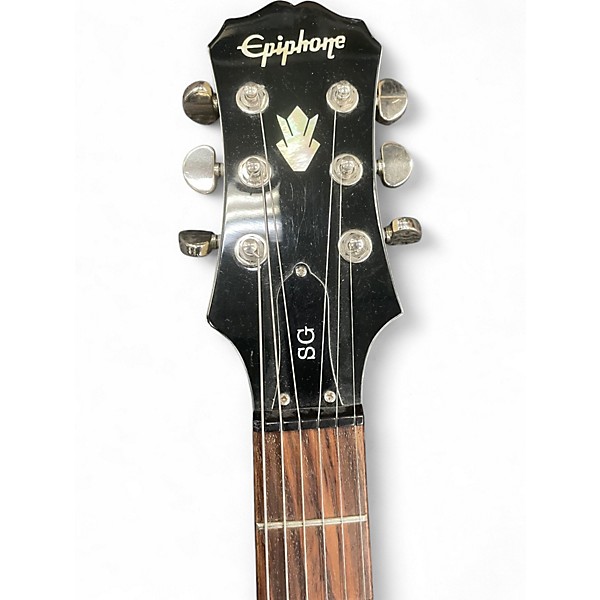 Used Epiphone 1961 SG Reissue Age White Solid Body Electric Guitar