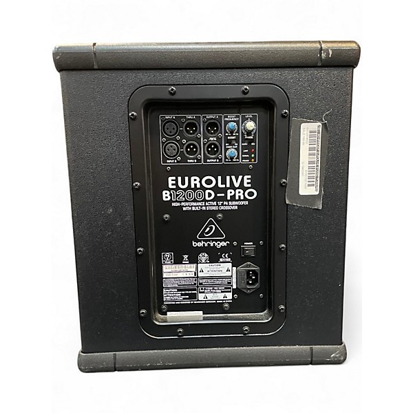 Used Behringer Eurolive B1200D Powered Subwoofer
