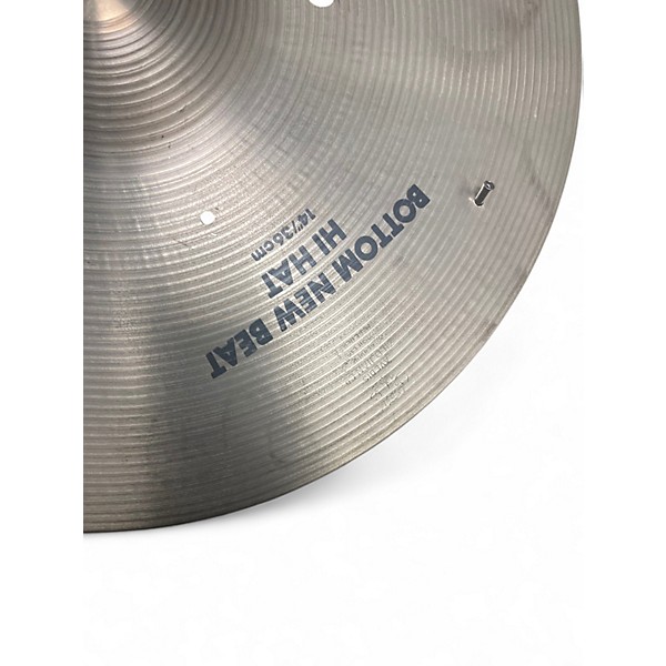 Used Zildjian 14in Avedis Hi Hat  Cymbal