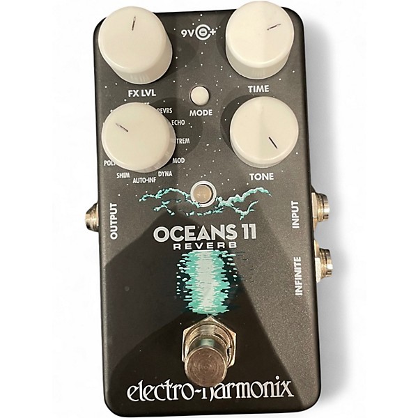Used Electro-Harmonix Oceans 11 Reverb Effect Pedal