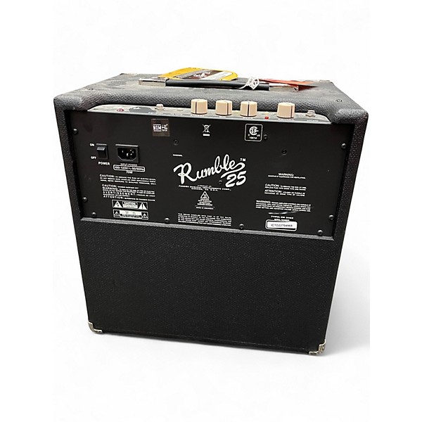 Used Fender Rumble 25 25W 1x8 Bass Combo Amp