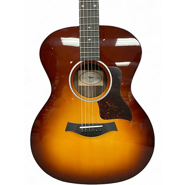 Used Taylor 214E SB DLX Tobacco Sunburst Acoustic Electric Guitar
