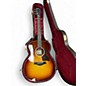 Used Taylor 214E SB DLX Tobacco Sunburst Acoustic Electric Guitar
