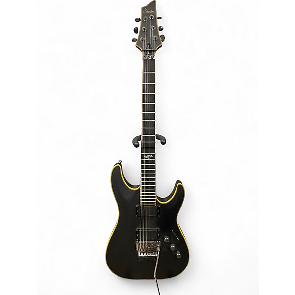 Used Schecter Guitar Research Blackjack ATX C-1 FR Black Solid Body Electric Guitar