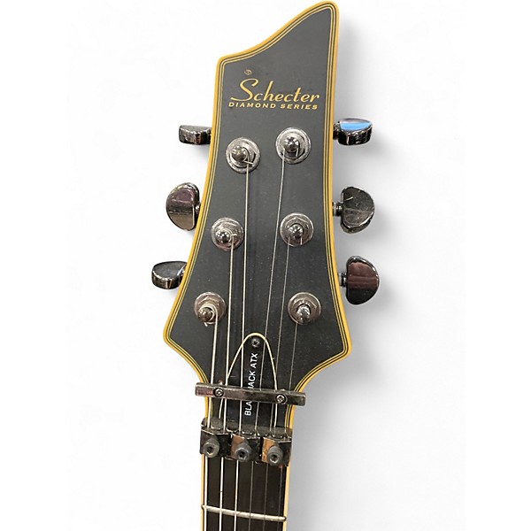 Used Schecter Guitar Research Blackjack ATX C-1 FR Black Solid Body Electric Guitar